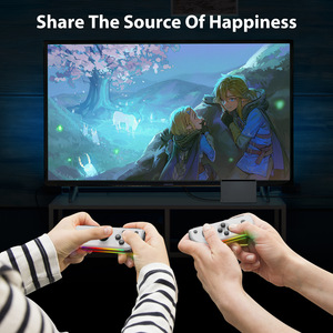 Popolare <span class=keywords><strong>Controller</strong></span> di gioco a più colori <span class=keywords><strong>per</strong></span> <span class=keywords><strong>Nintendo</strong></span> <span class=keywords><strong>Switch</strong></span> gioco senza fili Joystick RGB luce 3D Rocker Gamepad <span class=keywords><strong>per</strong></span> la gioia Con - Product Image 5