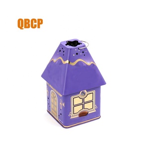 Đèn lồng hình dạng kim loại hộp thiếc với xử lý có thể tái chế MDF gỗ cho quà tặng bao bì công nghiệp sử dụng-thực phẩm - Product Image 2