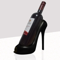 Porte-bouteilles de vin à talons hauts Statue de conception à talons hauts Casier à vin décoratif pour l'alcool