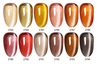 Nouveau design 2025 – Vernis à ongles gel UV/LED non toxique effet œil de chat, 12 couleurs, 15 ml, pour automne et hiver – Fournitures pour ongles OEM/ODM