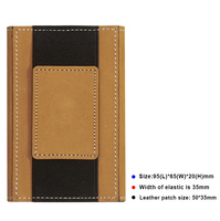 Portefeuille minimaliste personnalisé avec logo, best-seller, blocage RFID, porte-cartes en métal