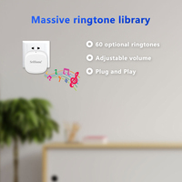 Sonnette de porte intelligente sans fil WiFi pour la maison, caméra vidéo HD 1440P avec détection PIR