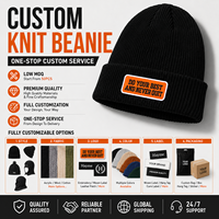 Bonnet en tricot côtelé épais avec logo personnalisé brodé pour équipes sportives et articles promotionnels de marque – Commande en gros