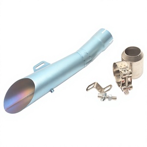 Tubo de Escape para Motocicleta Akrapovic, Universal, de Acero Inoxidable, 48 cm, Resistente a Altas Temperaturas, Estilo Urbano - Product Image 4