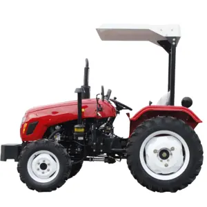 The price is right. New powerful small tractor with auxiliary equipment. Mini tractor for sale. High quality agricultural tracto