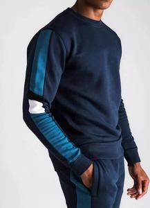 2021 Latest Design Autumn Winter <b>Men</b> Tracksuit Solid Color Tracksuit <b>Men</b> 2 Pcs Set <b>Fleece</b> Tracksuit for <b>Men</b> - Product Image 3
