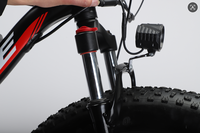 Vélo électrique tout-terrain pas cher 36V350W 26 pouces avec suspension intégrale et pédales, vélo de montagne électrique à gros pneus pour adultes
