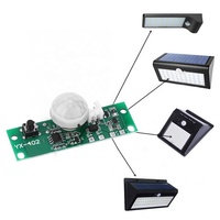 Circuit imprimé de lampe solaire à Induction humaine à infrarouge, 3.7V, w, capteur de contrôle de applique murale, panneau de lampe solaire