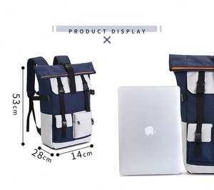 Sac à dos tendance à roulement supérieur pour garçons et filles, grande capacité, design coloré, idéal pour l'extérieur, vente en gros, prêt à expédier - Product Image 6