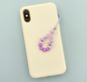 Llavero Personalizado, Mini Correa con Cuentas para Teléfono Celular, Estilo Y2K, para Colgar, con Letra o Nombre, Accesorios para Teléfono Móvil - Product Image 5