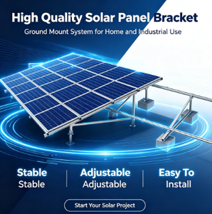 Sistemas de Montaje Solar de Aluminio JINGSUN, Soportes de Pared para Balcón y Suelo para Sistemas Solares - Product Image 4