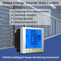 Sistema de Gestión de Energía YADA YD2202, Medidor de Energía, Analizador de Calidad de Energía Trifásico para Sistema de Monitoreo de Energía en Centros de Datos