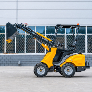 Chariot télescopique compact à roues, capacité de levage 800 kg, moteur pour travaux de chargement en ferme et entrepôt, homologué CE, livraison gratuite - Product Image 2