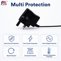 Adaptateur secteur mural personnalisable AC-DC 5V 6V 12V 1A avec prise UK, alimentation à découpage pour balance électronique et produits électroniques