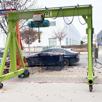 Pont roulant mobile portable de 1,5 à 10 tonnes, hauteur de levage maximale de 4,5 m, composants principaux du moteur et de la boîte de vitesses PLC, capacité de charge nominale de 3 tonnes