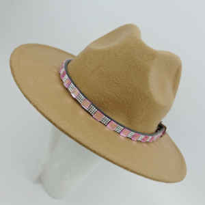 कस्टम थोक पु टोपी बेल्ट नई गैंडा पश्चिमी काउबॉय बेल्ट हैट बेल्ट हैट बेल्ट - Product Image 3