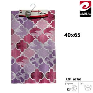 Tapis de bain antidérapant 40x65 Premium ALFOMBRA, accessoire moderne pour la maison, technique de tissage - Product Image 1