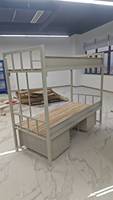 Lit superposé double en métal à prix direct usine pour écoles internes – Mobilier métallique pliable facile à assembler pour chambre à coucher