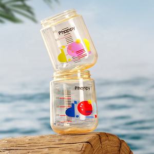 Anti Bactéries Coréen Bébé Tasse Bouteille D'eau Conception De Luxe Nouveau-Né 8 Oz PPSU Lait Bouteilles De Stockage <span class=keywords><strong>Mam</strong></span> Sans BPA 300ml Bouteille - Product Image 2