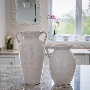 Elegante Florero de Cerámica Moderno, Venta al por Mayor de Decoración para el Hogar con Flores <span class=keywords><strong>Artificiales</strong></span>, Florero de Mesa para Decoración de Bodas - Product Image 1