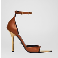 2024 dames nouveau Design luxe logo personnalisé taille femmes sandales pointues et à bout ouvert