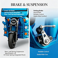 Véhicule Électrique à Trois Roues Tuk-Tuk, Taxi Passager Alimenté par Batterie, Durable pour l'Afrique du Sud, Toutes Terrains - Offre Spéciale