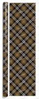 Papier cadeau classique à carreaux en gros, motif tartan Buffalo Check, imprimé sur mesure, papier d'emballage recyclable, rouleau de papier cadeau