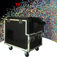 Machine à confettis électrique puissante 3000W Grande machine à souffler le papier à confettis Machine à canon à confettis sans CO2 avec télécommande