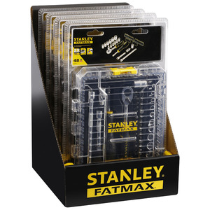 ชุดเครื่องมือซ็อกเก็ต Stanley Fatmax ขนาด 1/4 นิ้ว 48 ชิ้น พร้อมกล่องขนาดกลาง - Product Image 1