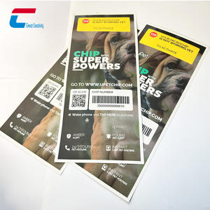 Affiche d'étiquette Nfc à usage extérieur Encode étanche Affiche intelligente Nfc 13.56Mhz - Product Image 1