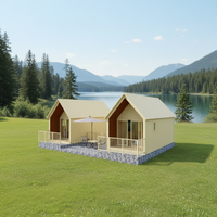 Maison-capsule de luxe à énergie solaire : Suite d'hôtel préfabriquée de conception française |   Maison conteneur en panneaux sandwich en acier de 20 pieds
