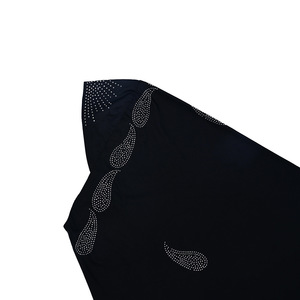 Pañuelo para la Cabeza con Pedrería Brillante para Mujer, Pañuelo Instantáneo, Hiyab Instantáneo Árabe Islámico de Bambú, Jersey de Bambú - Product Image 3