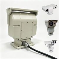 Unité PTZ à charge supérieure haute précision 25 kg, contrôle réseau RS485 RS422 Pelco-D