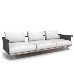 Ensemble de salon de jardin modulable moderne en aluminium et rotin pour terrasse, patio, cour et appartement - Product Image 4