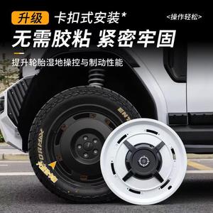 Enjoliveurs de moyeu de roue polis de 19 pouces, installation à visser, taille d'origine pour la modification Chery ICAR V23 - Product Image 5