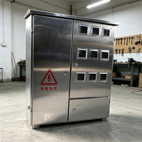 Armoire de comptage monophasée multi-positions en métal antirouille Zhixin BXD2 pour extérieur, protection IP33, courant nominal 60A/100A