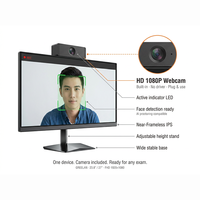PC Todo en Uno Intel Core i3 i5 con Cámara y Micrófono Integrados, Windows 10/11, Pantalla Táctil, para Educación y Formación en Línea