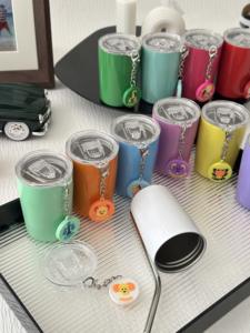 Nueva Mini copa de vino de doce constelaciones, taza de agua creativa, Simple, lindo Color caramelo, portátil, taza de bolsillo para exteriores, aspiradora clásica - Product Image 5