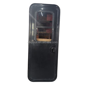 Puertas para Autocaravanas de Estilo Moderno con Ventana Corredera, Perfil de Aluminio, Puertas de Entrada Estilo Americano para Autocaravanas y Campers, 620x1800mm - Product Image 6