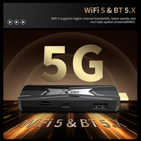 Soporte Personalizado para Neo Quad Core 16GB ROM Tv Box Amlogic S905x5m Android 14 4K 2GB AI Tv Stick