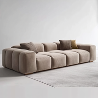 Sofa sectionnel en tissu de meubles de salon de maison de cadre en bois solide de conception pour la villa
