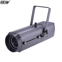 Projecteur LED à zoom manuel DMX512 GEVV 200W 300W, projecteur à focalisation d'image pour scène, théâtre, studio