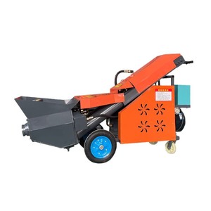 Minibomba <span class=keywords><strong>de</strong></span> <span class=keywords><strong>hormigón</strong></span> diésel con motor 4102, 12 MPa, para agregados grandes <span class=keywords><strong>de</strong></span> 30 mm, máquina portátil <span class=keywords><strong>de</strong></span> vertido <span class=keywords><strong>de</strong></span> columna con remolque para construcción - Product Image 1