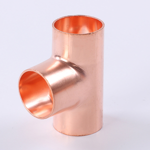 Personalizado cobre conjunta Three-Way Central Ar Condicionado Pipe Fittings com alta qualidade soldagem acessórios - Product Image 3