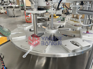 Máquina Llenadora y Selladora de Miel Automática de 2 Cabezales con Disco Rotatorio YB-FBJ2, Precio de Fábrica, Máquina Llenadora Totalmente Automática - Product Image 5