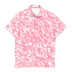 Polo de golf personnalisé à col en O pour hommes, manches courtes à séchage rapide de haute qualité avec impression numérique - Product Image 5