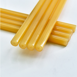 Bâton de colle thermofusible à séchage rapide en polyuréthane solide haute viscosité <span class=keywords><strong>PES</strong></span>, jaune ambre, pour meubles et extensions capillaires - Product Image 4