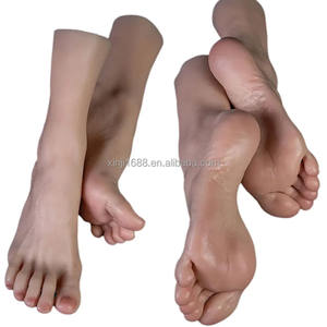 XINJI <span class=keywords><strong>Pieds</strong></span> de Mannequin Femme en Silicone Réalistes de Haute Qualité pour Présentation de Chaussures et Chaussettes - Product Image 1