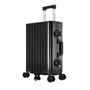 2024 nouvelles valises de voyage tout en aluminium Logo personnalisé bagages conçus sacs de <span class=keywords><strong>Laugage</strong></span> bagages unisexe - Product Image 5