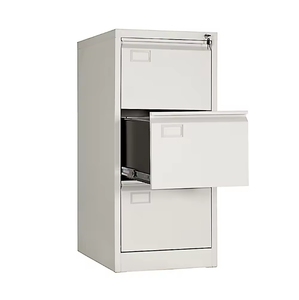 Sản phẩm mới 4 ngăn kéo Tủ hồ sơ dọc Tủ hồ sơ kim loại lưu trữ Tủ hồ sơ cho tủ lưu trữ nhỏ - Product Image 2